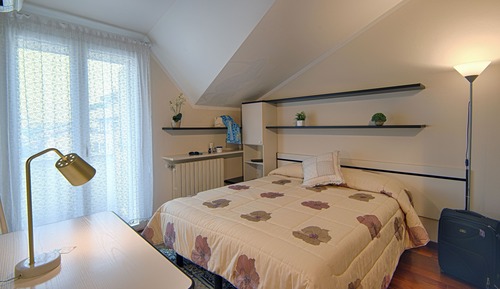 Habitación romántica doble, vistas al patio