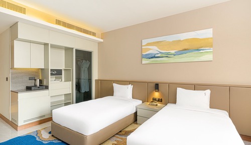 Habitación estándar, 2 camas individuales, balcón