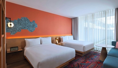 aloft, Habitación, 2 camas de matrimonio