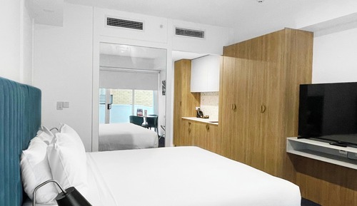 Habitación superior, vistas al patio