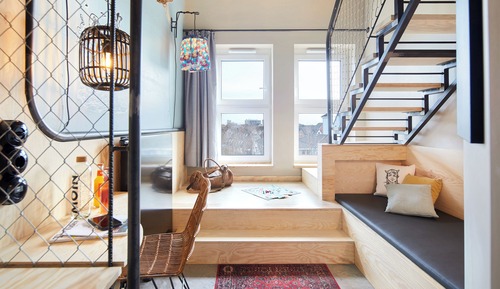 Habitación estándar doble, vistas al complejo turístico, en la zona del patio