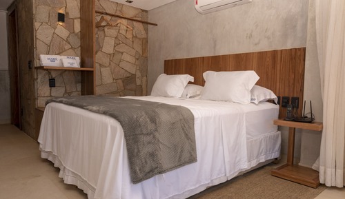 Estudio Premium, 1 cama de matrimonio grande, terraza, vistas parciales al mar