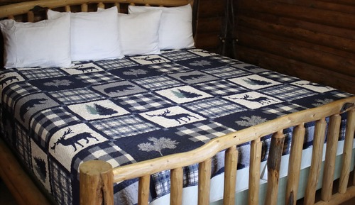 Cabaña, 1 cama de matrimonio grande