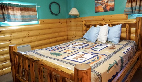 Cabaña, 1 cama de matrimonio