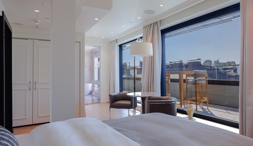 Habitación Premier, 1 cama de matrimonio grande, terraza