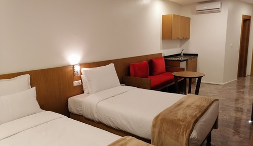 Habitación con 2 camas individuales