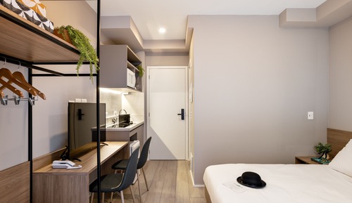 Estudio tradicional, 1 cama doble
