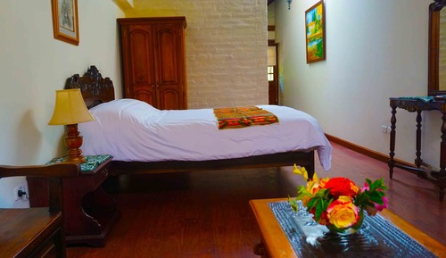Habitación Deluxe con 2 camas individuales, vistas al jardín