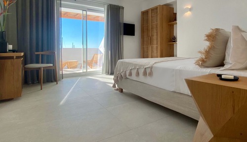 Habitación Deluxe con 1 cama doble o 2 individuales, vistas al mar