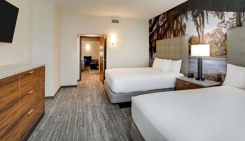 Suite Deluxe, varias camas, frigorífico y microondas (2 Rooms, Sofabed)