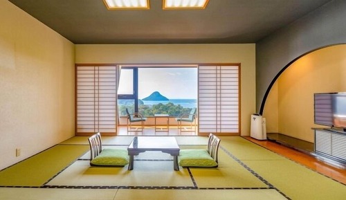 Habitación superior, no fumadores, vistas al mar (Japanese-Style, Indoor Bath)