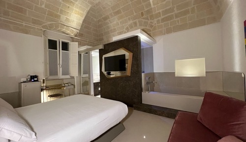 Suite estudio, bañera
