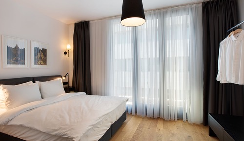 Ático Deluxe, 2 habitaciones, vistas a la ciudad
