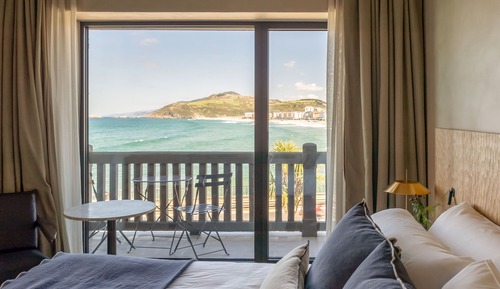 Suite estudio junior, balcón, vistas al mar