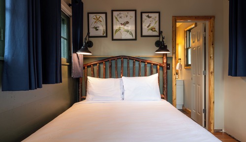 Cabaña, 1 cama de matrimonio