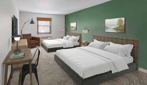 Habitación estándar, 2 camas dobles