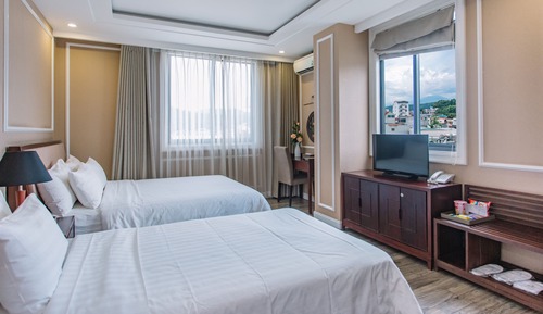 Habitación Deluxe, varias camas, vistas al río