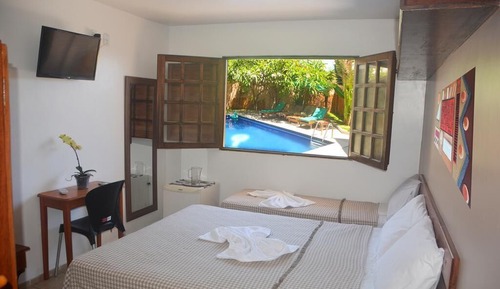 Habitación familiar, 2 habitaciones, vistas al jardín