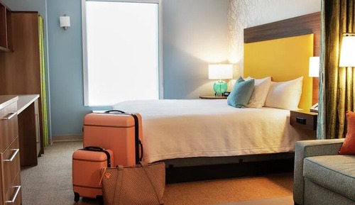 Suite estudio, 1 cama de matrimonio grande, accesible para personas con discapacidad, bañera