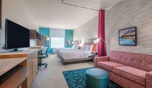 Suite estudio, 2 camas de matrimonio