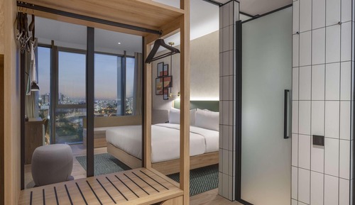 Habitación estándar, 1 cama de matrimonio grande con sofá cama