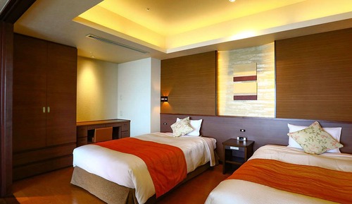 Suite, no fumadores, vistas al mar (Open-air bath, Japanese Bed Twin)