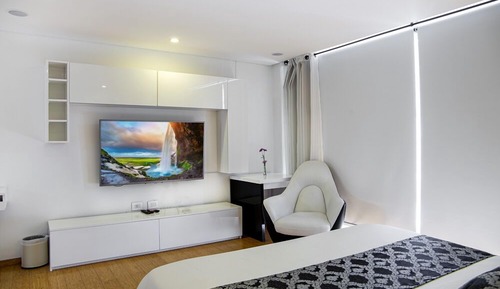 Apartamento Deluxe, varias camas, microondas, vistas a la colina