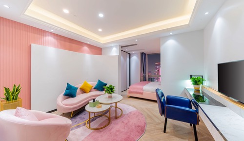 Habitación de diseño doble, 1 cama de matrimonio grande, vistas a la ciudad