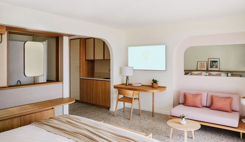 Habitación superior, vistas parciales al mar (Clarence)