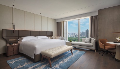 Habitación Premium, 1 cama de matrimonio grande, Acceso al salón del club, vistas al jardín