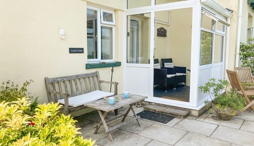 Estudio Deluxe, baño privado, vistas al mar (Self Catering Garden)