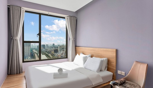 Apartamento Business, 2 habitaciones, balcón, vistas al río