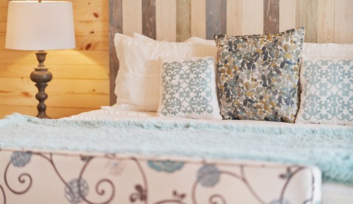 Cabaña, 1 cama de matrimonio grande, cocina