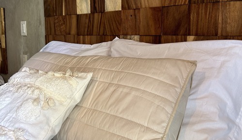 Habitación Deluxe, 2 camas de matrimonio, piscina privada, vistas al mar