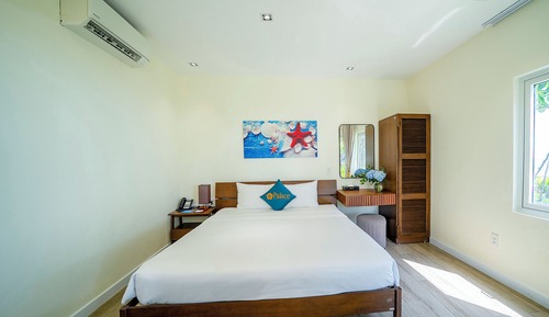 Habitación Deluxe doble, 1 cama de matrimonio, vistas a la playa