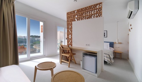 Habitación Deluxe doble, balcón, vistas al mar