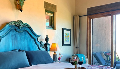 Habitación de lujo, 1 cama de matrimonio grande, patio, vistas al lago