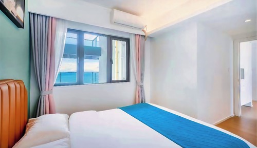 Suite familiar, 2 camas de matrimonio, vistas al mar