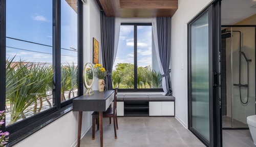 Habitación Deluxe doble, 1 cama de matrimonio grande, vistas al jardín (301)