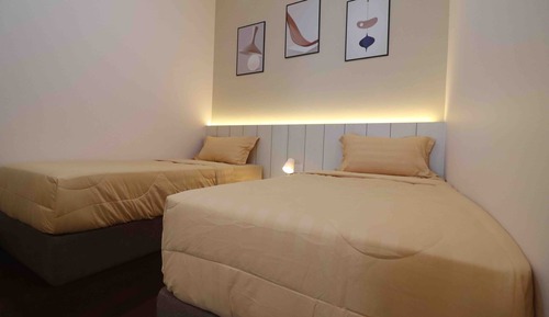 Ático familiar, 3 habitaciones, bañera, vistas al mar