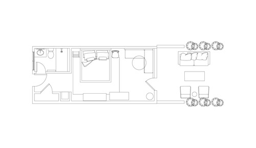 Habitación Deluxe, 1 cama de matrimonio grande