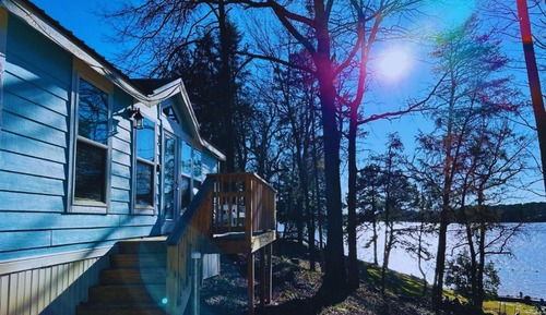 Cabaña estándar, 1 cama de matrimonio, vistas al lago