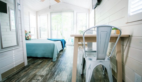 Estudio estándar, 1 cama de matrimonio, vistas al lago
