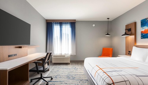 Suite, 1 cama de matrimonio grande, no fumadores (Roll-In Shower, Pet-Friendly)