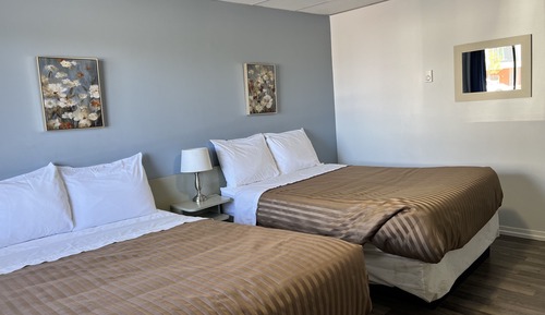 Habitación, 1 cama de matrimonio con sofá cama, cocina básica