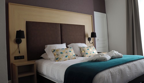 Habitación doble superior, 1 cama de matrimonio grande, vistas a la ciudad