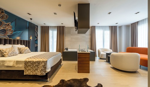 Habitación Premium, 1 cama de matrimonio, vistas al mar