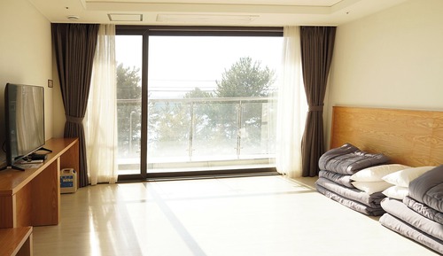 Habitación familiar, no fumadores, vistas al mar