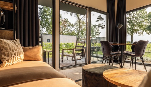 Deluxe 2 persoons chalet met sauna