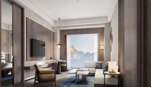 Suite ejecutiva, 1 cama de matrimonio grande, vistas a la ciudad